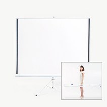 EX 스크린 + 삼각대 포함 휴대용 삼각대스크린 이동식 롤스크린 접이식 빔프로젝트 빔스크린, 03) 스크린+삼각대 100인치 화면 2090x1520