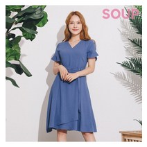 SOUP 랩 벨티드 쉬폰원피스(SV6OP71)