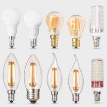 LED 미니 크립톤 전구 인찌구 샹들리에 교체 콘램프 촛대구 촛불전구 E14 E17 E26, LED 콘램프 8w, E26 - 주광색