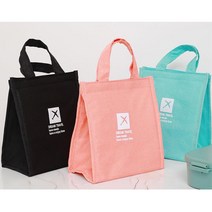벨크로식 회사원 3중 보온 도시락 가방 도시락바구니
