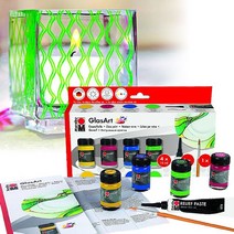 마라부 유리용 세라믹 글라스물감 Art 스타터set-유성 _ 20230225EA, 쿠팡 본상품선택