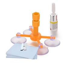 차찌그러짐복원 랩토라이너 글루텐트 차찌그러짐 windshield repair kit quick fix car cracked glass windscreen repair tool, 없음