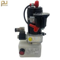 소형 전동 유압 파워팩 DC12V 07 리터 전기 팔레트 트럭 용 파워 유닛 팩