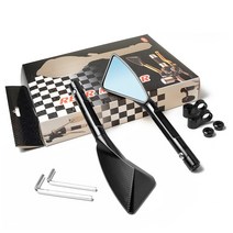 오토바이 미러 범용 125 200 390 혼다 호넷 X-ADV Integra, 06 Black