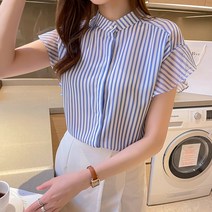 MOSAIRATION여성 찰랑 반팔 베이직셔츠 남방