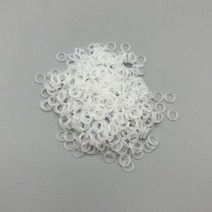 VMQ 화이트 실리콘 링 가스켓 식품 등급 방수 와셔 고무 O링 CS 1mm OD 3 ~ 40mm 10 개 50 개251542, OD 3.5mm, WHITE, 1mm x 10pcs