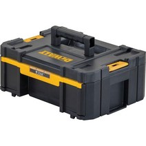 공구함 공구 박스 가방 디월트 DeWALT TSTAK 1단 체스트 수납 케이스 툴박스 서랍식 겹침수납 덮개부착 DWST17803, 오거나이저가 달린 라지 박스