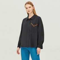 베네통 크리스 블라우스_BABL10241BK