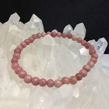천연원석 로도나이트 장미휘석 팔찌 4~4.5mm