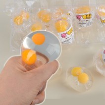 쌍란 말랑이 계란 말랑이 계란 주물럭 소근육발달 장난감 소근육발달 완구 주물주물 말랑이