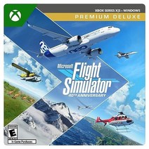 XBOX게임패스 XBOX게임 Microsoft Flight Simulator 40주년 기념 프리미엄 디럭스: Xbox Series X|S 및 Windows 디지털 코드 134824, Xbox 및 Windows 10 디지털 코드, 프리미엄 디럭스