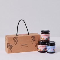 [슈퍼잼] 슈퍼잼 선물세트 스트로베리 2병+블루베리 1병, 없음