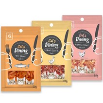 브리더랩 캣츠 다이닝 슬라이스 20g 치킨대구 오리대구 연어 져키 트릿, 오리엔대구, 20개