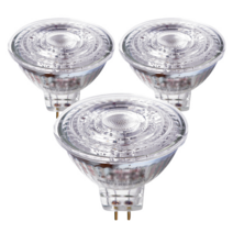 오스람 LED 할로겐 MR16 4.5W 전구 3P (3개입) 램프, 전구색, 3개