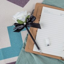 블라썸 장미 플라워 볼펜(0.4mm) 학용품 중성펜