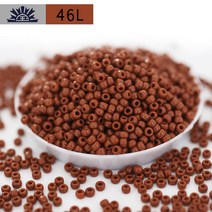 동보 3mm 불투명한 자기구슬 솔리드 물빠짐 없는 토호 비즈 반지, T46l #-3Mm/10G