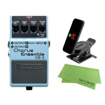 BOSS 보스 - 오디오 플레이어 기타 이펙터 eBAND JS-10 + KORG Pitchclip 2 PC-2 + 마크스 오리지널 크로스 세트