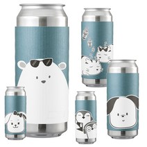 오케이워터 애니멀 공캔 500ml 종이홀더 450개 캔시머용 컵홀더 캔포장 빈통 빈캔 캔실러 캔배달, 1개