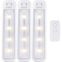 Energizer 690634 에너자이저 무선 10in. LED 바 3팩 리모컨 각 70루멘 소프트 화이트 배터리 작동 배선 없음 설치가 용이함 가장 필요한 곳에 조명 추가 445, 3 Pack
