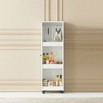 [솔직한가격] H6512 다용도 주방 틈새장 2colors가구전문점 빠른대응, 화이트