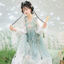 우아한 여성 어른 계랑 철릭 한복 한국 무용 의상 사극 드라마 뮤지컬 촬영