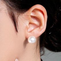 킨트주얼리 여성용 14K 유니크 크로스 스톤 귀걸이 + 쇼핑백