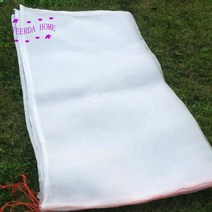블루베리 방조망 고추 그물망 호박 오이 참외 보호망 큰 가방 80mesh100mesh 10 개몫 흰색 통기성 정원 식물 과일 야채 drawstring 메쉬 가방 나일론 필터, 96x45cm, 100 메쉬