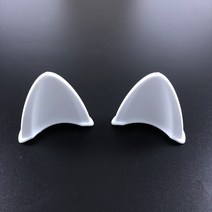 오토바이 스쿠터 장식 악세사리 헬맷고양이귀 화이트