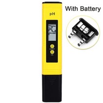 토양수분ph측정기 TDS 미터 디지털 방식으로 물 검사자 높은 정확도 0-14 PH 0-9990ppm & EC LCD 순수, 03 PH With Battery