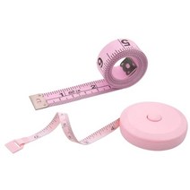 스마트 줄자 디지털 자동 전자 거리측정기 Wintape 2pcs 바디 용 측정 테이프 바디 재봉 용 소프트 테이프 측정 패브릭 재단사 천 공예 측정 테이프 60 인치1.5m, 핑크와 핑크, 1.5m