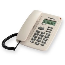 [맥슨] 발신자표시유선전화기 MS-912 화이트, 상세 설명 참조