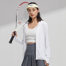 FANKE 여름낚시복 UPF50+ 바람막이 자외선 차단복 냉감 잠옷 여자 여름 자외선 남녀 공용, 여성-라이트실버, M
