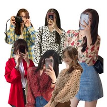 드레스날다 여성미UP 러블리 블라우스&셔츠(setm1001)프릴/도트/쉬폰/레이스/플라워