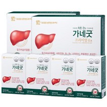 가네굿 프리미엄 진 밀크씨슬 간영양제 4박스 120캡슐, 가네굿 프리미엄 진 밀크씨슬 간