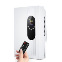 domiheat 가정용 대용량 스마트 무소음 제습기 2.2L, 화이트