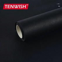 TENWISH 2x3 미터 크로마 키 배경 사진 스튜디오 비디오 라이브 그린 스크린 비 짠 직물 블랙 화이트, 2x1meter+Black