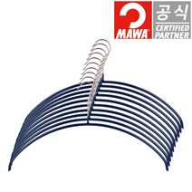 마와 이코노믹 옷걸이 40cm, 다크블루, 10개