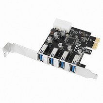 이지넷유비쿼터스 PCIe 카드 NEXT-405NEC LP USB 3.0 4포트