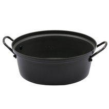 업소용 전골냄비 경질 국수냄비 알루미늄냄비, 냄비-블랙, 26cm