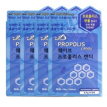 해호 웨이브 프로폴리스캔디 8정 페퍼민트, 4개