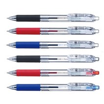 펜텔 필 Feel 유성볼펜 0.5mm 0.7mm BX115T BX117T, BX115T-CX(0.5 클리어블루)