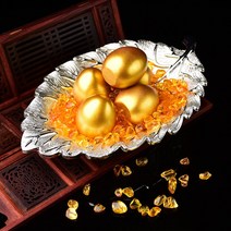 황금알 계란 달걀 재물운 결혼 개업 선물, 02.대형 - 풍요의 뿔(황금 알 6개)
