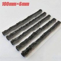 타이어 본드 수리 접착제 고무 오토바이 자전거 펑크, 5pcs 블랙 6mm, 5개