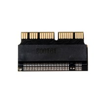 카드 추가 m.2 어댑터 NVMe PCIe M2 NGFF to SSD for Apple 노트북 Macbook Air Pro 2013 A1465 A1398 x4, 한개옵션0