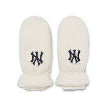 MLB 후리스 장갑 NY 크림