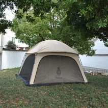 장박텐트 바람막이텐트 사각텐트 3인용텐트 6 인용 럭셔리 텐트 6 인용 돔 텐트 6 퍼콘 글램핑 텐, 02 khaki