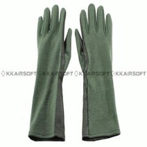 밀리터리 전술 장갑 스포츠 사이클링 가죽 전술 장갑 Nomex 스타일 전술 파일럿 장갑 (OD Green BK), 에서, 1개
