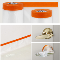 페인트칠 도색 작업 보호 커버링테이프 실리콘테이프 공사테이프, 커버링테이프150cmx20m