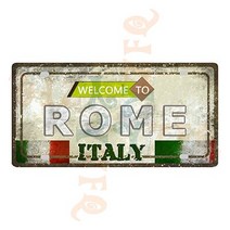 【YZFQ 】멕시코 암스테르담 하바나 두바이 향수 자동차 번호판 금속 사인 빈티지 벽 남자 동굴 홈 장식 30X15CM KL-0001A, KL-0018