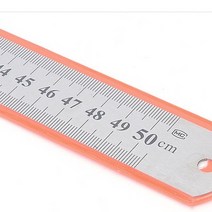 50cm자 수학용 쇠자 학교 직자 학원용 스틸자